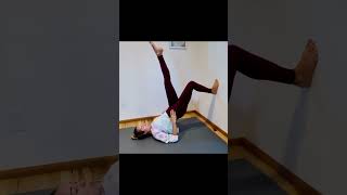 Epic Glute Exercise Curtsy Bridge mobility pelvichealth glutes [upl. by Klinges]