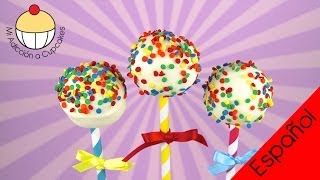 ¡Haz Paletas de Torta FUNFETTI ¡Un Arcoíris de Chispas Adentro y Afuera [upl. by Forrer]