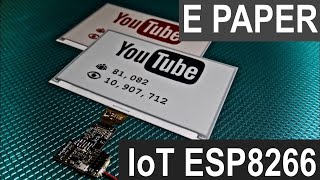 EPaper  ESP8266 Tutorial  Easy Text amp Images [upl. by Aihcila]