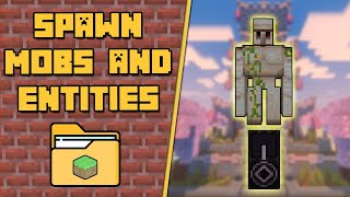 How to Spawn Mobs and Entities  Datapack Tutorial [upl. by Drofhsa]