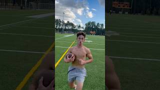 Football vs Marshmallow Snags🏈👄 football sports routerunning catch throw funny [upl. by Eener]