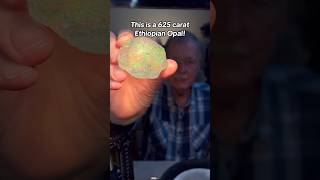 Cutting a Huge 625ct Rough Opal into a Faceted Gem opal gemstones jewelry [upl. by Bonaparte643]