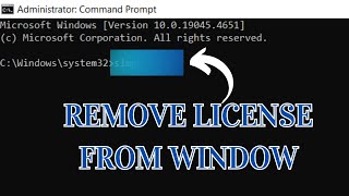 How to Deactivate Windows 10 by Removing the Product Key [upl. by Adnilram]