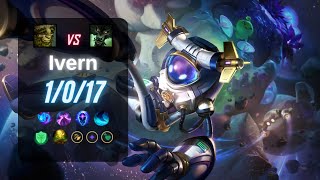 IVERN JUNGLE vs WARWICK  EUW LoL Challenger Patch 145 [upl. by Reagan]