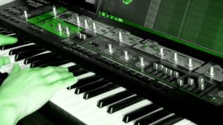 Synthesizer Roland SH 201 with FL Studio 11 [upl. by Reste]