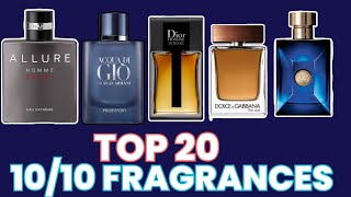 Top 20 1010 Mens Cologne Fragrances you Should Own [upl. by Oniger]