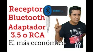 Receptor de Audio Bluetooth Salida 35 adaptador bluetooth transmisor bluetooth receptor wireless [upl. by Juley]