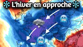 Froid temporaire ce weekend  Vers une tendance Froide pour midécembre [upl. by Yelserp771]