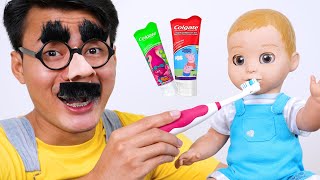 Brush Your Teeth Song  Nursery Rhymes Kids Songs [upl. by Adnohsal225]