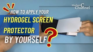 How to Install Hydrogel Screen Protector on your phone Step by step guide [upl. by Reppep]