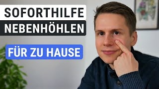 Soforthilfe Nasennebenhöhlenentzündungverstopfung durch Akupressur 👃 [upl. by Oicnerual]