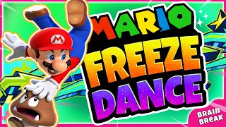 Mario Brain Breaks For Kids  Just Dance amp Chase  Games For Kids  Mario Fun  Danny Go [upl. by Ademordna521]