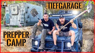 TIEFGARAGE für die GKLASSE am Prepper Camp von FRITZ MEINECKE bauen  PANZERGRUBE  Survival Mattin [upl. by Bullock144]