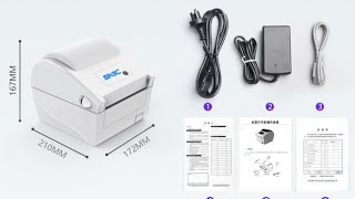 Barcode Label Printer SNBCBTPL548 Install Bill print and barcode label print Pashto [upl. by Akihsat]