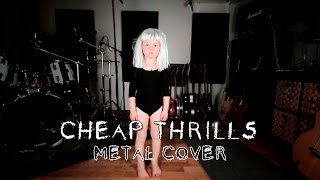 Sia  Cheap Thrills metal cover by Leo Moracchioli [upl. by Savior]