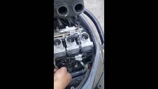 2002 Yamaha R1 spark plug replace [upl. by Rusel]