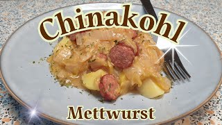 Chinakohl mit Mettwurst Rezept zum selber kochen😋 [upl. by Ativ]