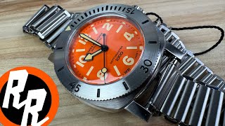 Nivada Grenchen Depthmaster 1000 Orange Exquisite Timepieces [upl. by Gaw]