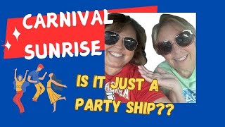 Embarkation Carnival Sunrise  roomentertainment ship tour Is this older 4 day cruise GoodBad [upl. by Enorej]