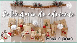 COMO HACER TU PROPIO CALENDARIO DE ADVIENTO 🎅🏼 🎁  DIY  Ideas regalo diy [upl. by Iel]