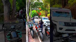 Police 🚓 Reaction shorts trending viralvideo shortsfeed ktm dukerc390 bikereaction ytshorts [upl. by Dronel]