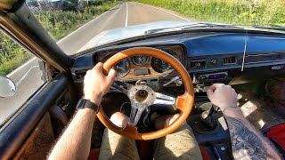 1986 Volga GAZ 2410 V8 42 MT  POV TEST DRIVE [upl. by Oettam]