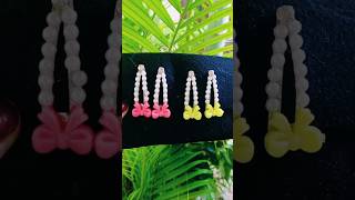 Diy Pearl with Bow Tic Tac Hairclip AnithaSSumi diy tictac hairclipyutube subscribe support [upl. by Capps]