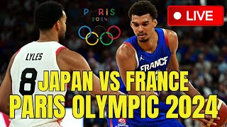 LIVE Japan Vs France Mens Basketball  Paris Olympics Games 2024 [upl. by Anyat]