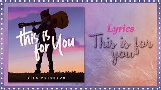 This Is For You by Lisa Peterson  Star Stable Online Lyrics [upl. by Gael]