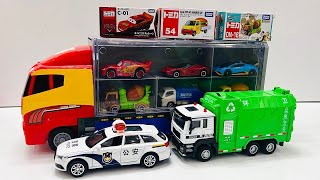 Box full of various miniature cars Peugeot Volvo Renault Hyundai Pagani Cadillac One DHL [upl. by Yrellav]