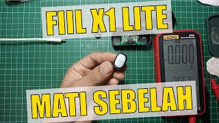 TWS FIIL X1 LITE Mati Sebelah Tidak Bisa Di Cas  Cara Mudah memperbaiki tws mati sebelah [upl. by Rouvin190]