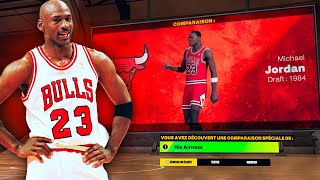 NBA 2K23  Comment créer MICHAEL quotHIS AIRNESSquot JORDAN Rookie amp Prime l BUILD SECRET [upl. by Atsilac]