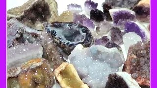 HOW TO Cut and Process Druzy and Crystal Clusters  Liz Kreate [upl. by Ennirok]