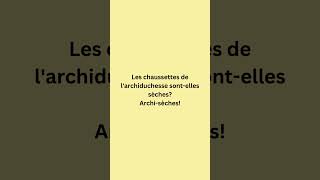 FR 4  Les chaussettes de larchiduchesse sontelles sèches Archisèches virelangues [upl. by Mellar]