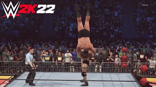 WWE 2K22  Goldberg vs The Giant WCW Nitro 23111998 [upl. by Gershon]