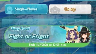 Pokemon Masters  Halloween Event Story Fight or Fright [upl. by Owen729]