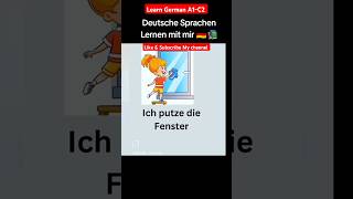 learn German A1C2 Deutsche Sprachen Lernen mit mir 🇩🇪📚deutsch shorts [upl. by Refinne]