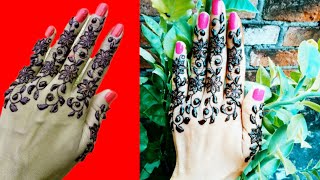 Mehndi for navratri  Navratri special easy mehndi designs  Mehndi design  Simple mehndi design [upl. by Pool]