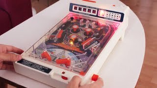 Atomic Arcade Pinball LED Mod 1979 Flipper Toy by Tomy [upl. by Jarus]