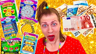 100 EUROS DE JEUX A GRATTER  100 DE CHANCE  Youtubers life  NADEGE CANDLE [upl. by Bromley]