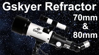 All about the Gskyer 70mm and 80mm refractors [upl. by Adil]