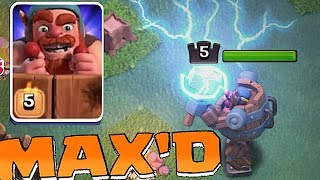 LVL 5 GEM TO MAX  BATTLE MACHINE  Clash of clans [upl. by Tima]