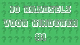 10 Leuke Raadsels met Antwoorden voor kinderen [upl. by Anaxor]