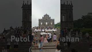 PUTOL NA SIMBAHAN MACAO touristspot view viral [upl. by Hedvig]