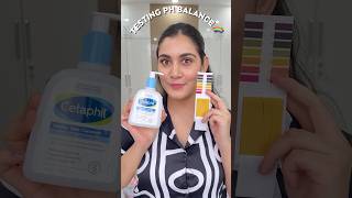 Testing PH BALANCE🌈✨ ashortaday phbalance cleanser yt ytshorts [upl. by Anceline]