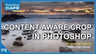 CONTENT AWARE CROP IN PHOTOSHOP TUTORIAL [upl. by Barton]