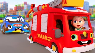 Wheels Go Round  Bike Race Song More Nursery Rhymes amp Kids Songs  Wheels On The Bus [upl. by Aiepoissac]