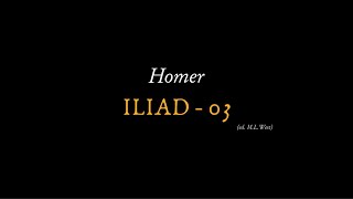 Iliad rhapsody 03 by Homer recited in reconstructed Ancient Greek by Ioannis Stratakis [upl. by Heady]