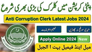 Anti Corruption latest job Constable Clerk  more jobs in Anti Corruption Departments job 2024 [upl. by Rozelle586]