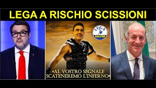 💥 LA LEGA A RISCHIO SCISSIONI  tra crollo nei consensi ⬇️ e scontri interni 🥊 la Lega sta sparendo❓ [upl. by Enened]